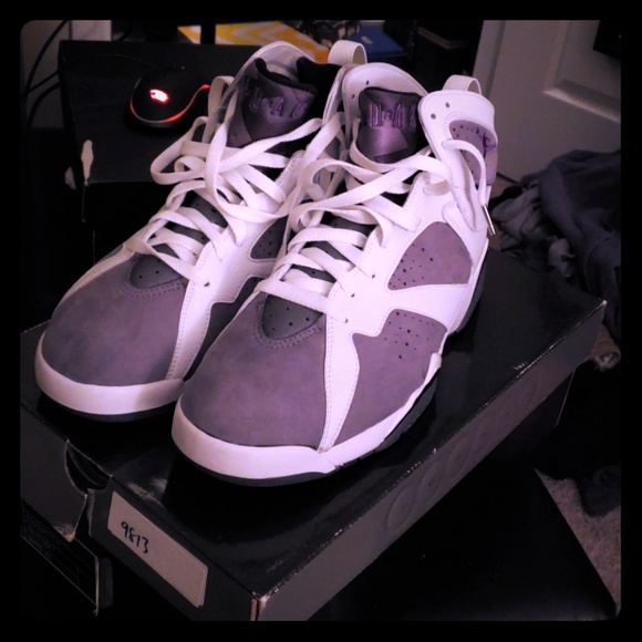 jordan 7 grey and purple